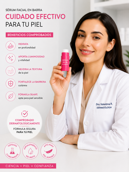 Sérum Facial En Barra Hidratante