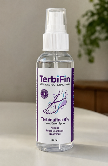 TerbiFin Spray 8% Anti-Hongos Pies Uñas