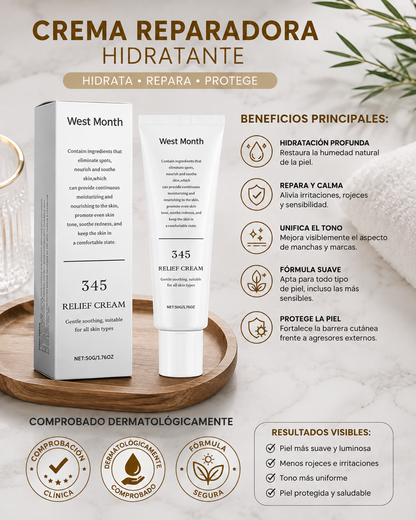 345 Relief Crema Reparadora Hidratante